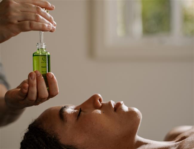 woman during spa session