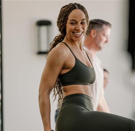 woman in gym