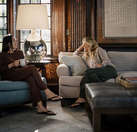 women talking 