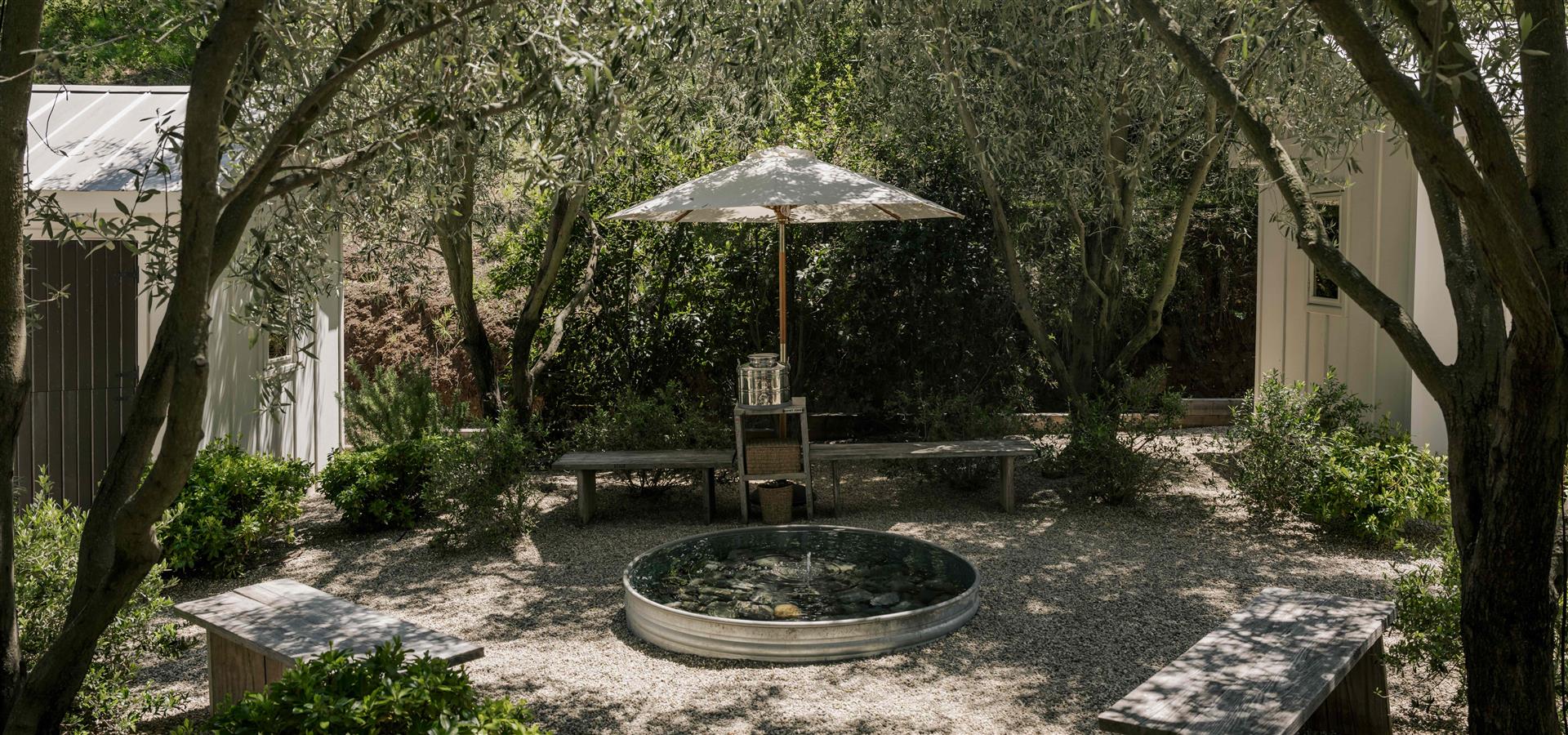 Outdoor fountain